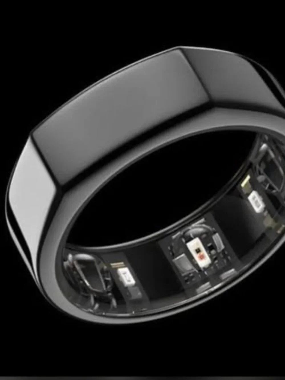 Silver Oura Ring 3, Size 8 - Picture 3 of 7